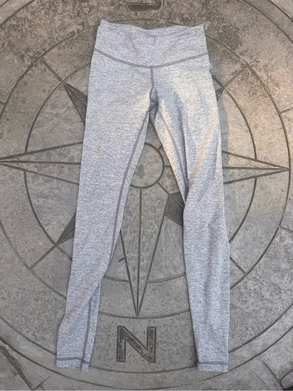 lululemon athletica Heather Gray High-Rise Leggings